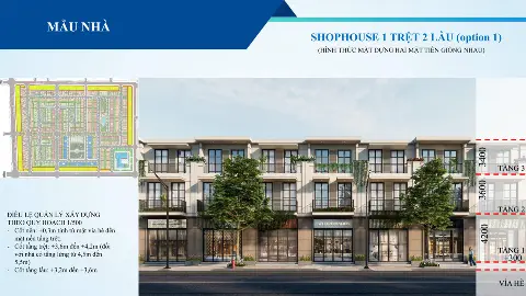 Nhà phố, Shophouse Green City: Thiết kế, Kết cấu & Diện tích